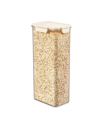 Airtight Food Storage Container – Clear Stackable Canister for Pantry, Rice, Pasta, Cereal and Snacks