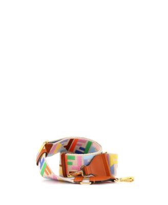 Strap You Shoulder Strap Multicolor Zucca Canvas with Leather