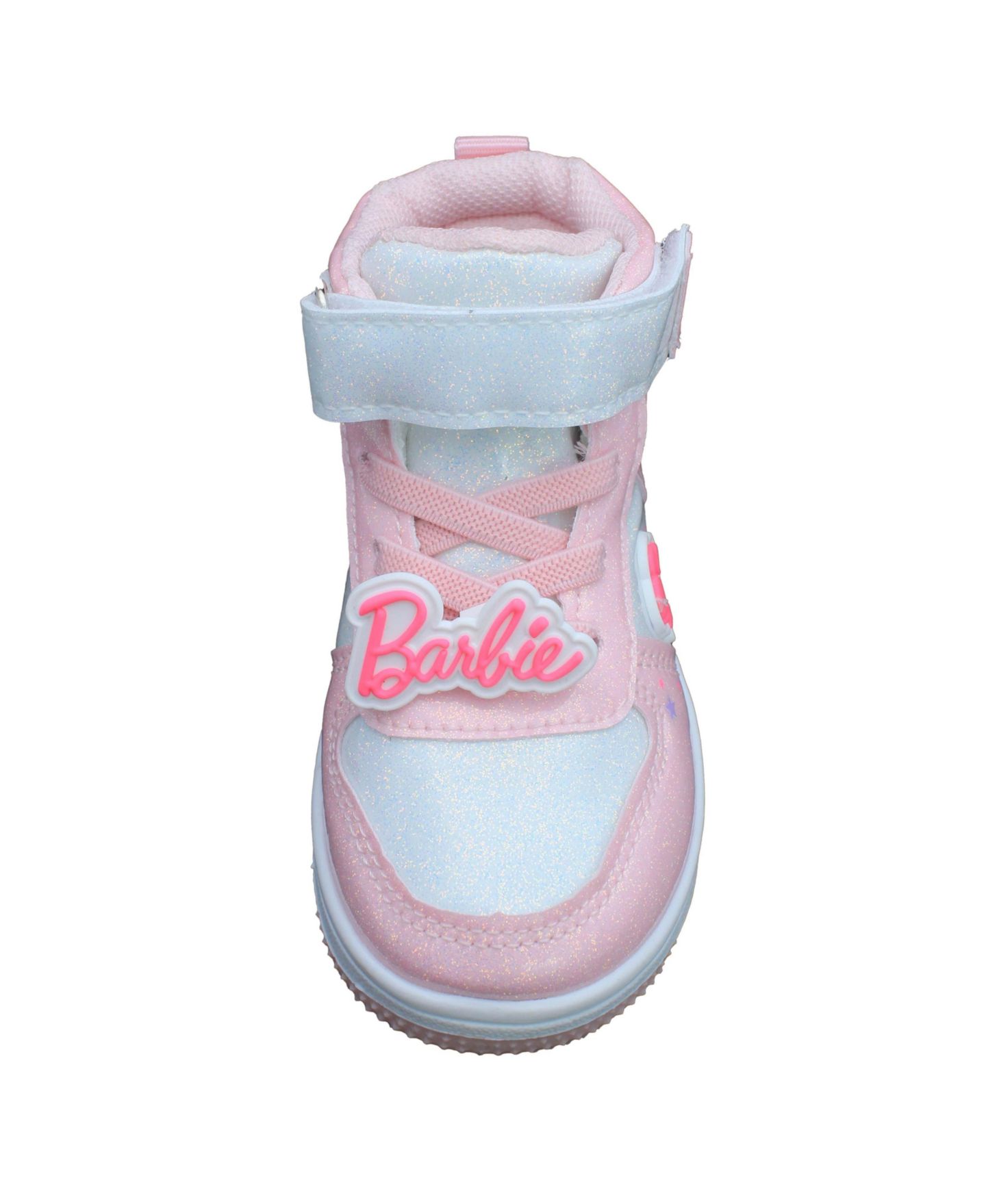 Детские высокие модные кроссовки Barbie для девочки 3T-10, цвет: Светлый розовый — фото 6