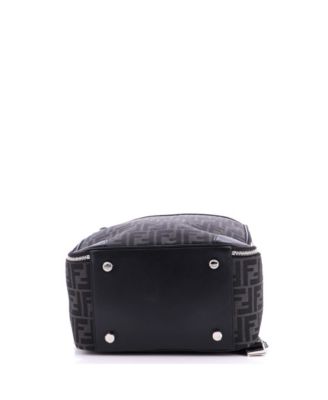 Medium FF Travel Backpack Zucca Canvas and Leather