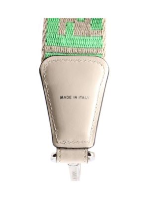 Strap You Shoulder Strap Zucca Canvas with Leather