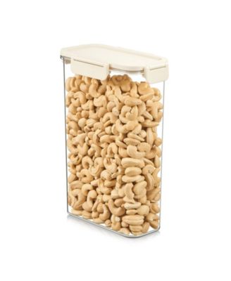 Airtight Food Storage Container – Clear Stackable Canister for Pantry, Rice, Pasta, Cereal and Snacks