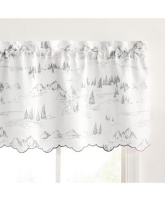 Mountain Vista 100% Polyester Rod Pocket Valance 48" x 15"
