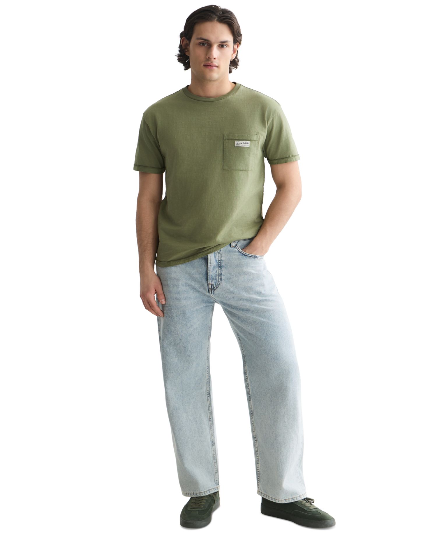 Men's Short-Sleeve Cotton Pocket T-Shirt