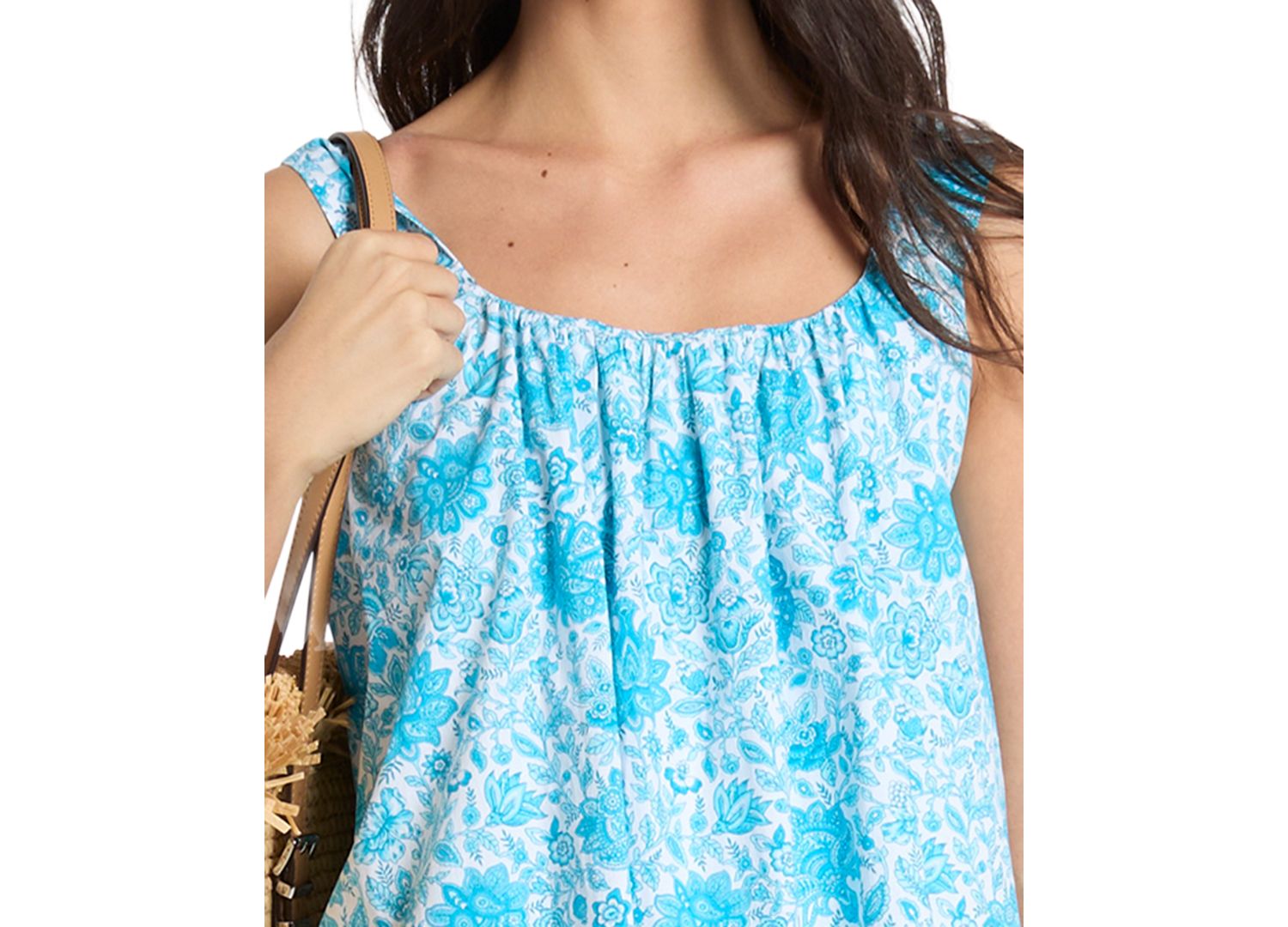 Women's Sleeveless Round Neck Mini Dress