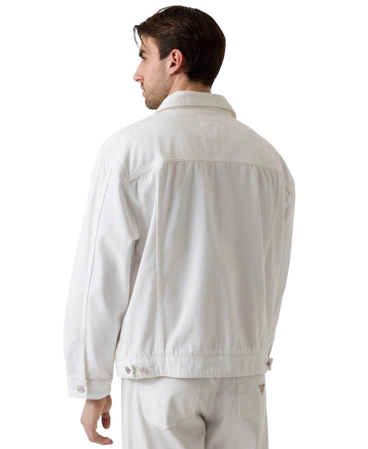 Men's Regular-Fit Spread Collar Trucker Jacket
