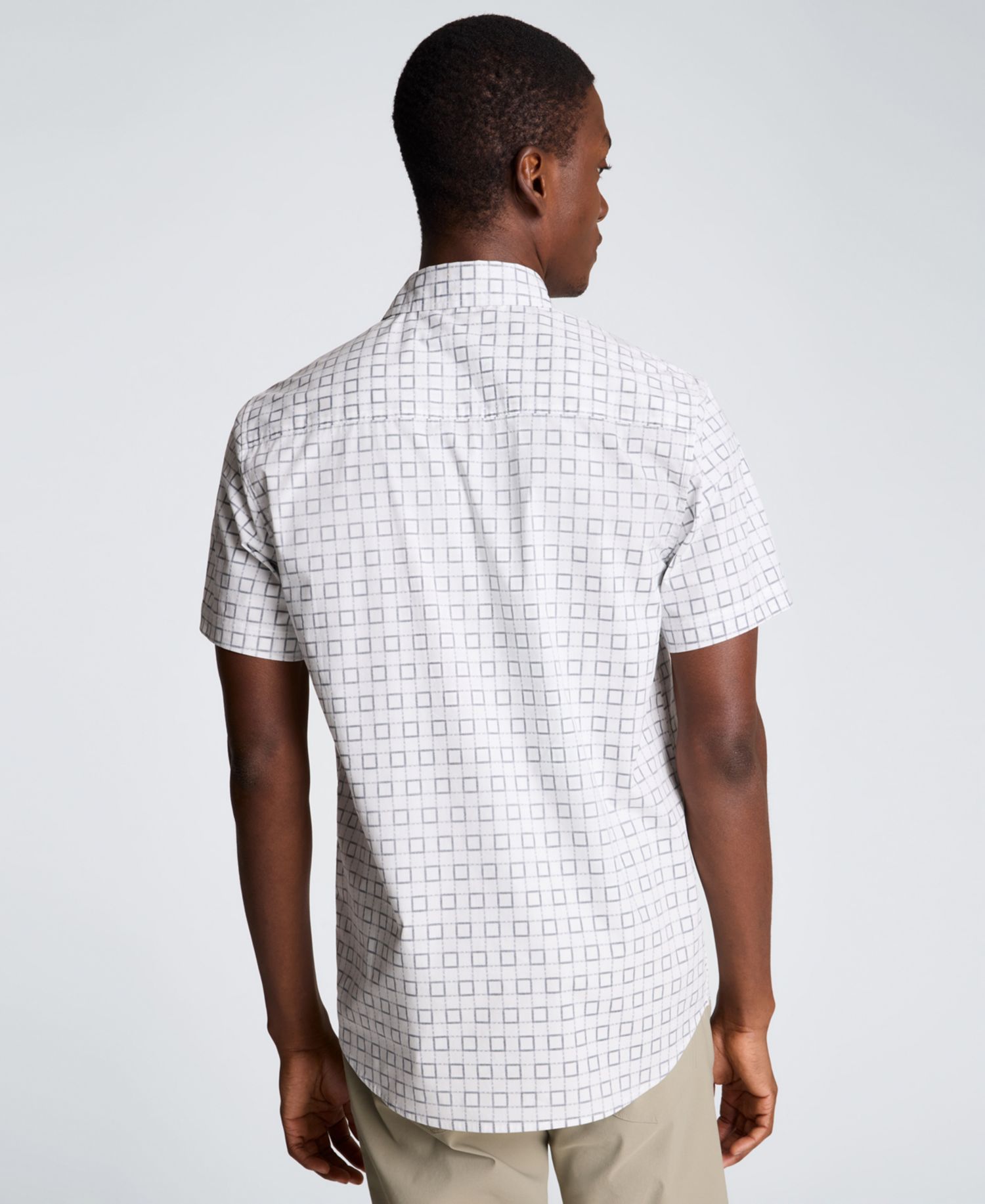Men's Short-Sleeve Slim-Fit Shirt