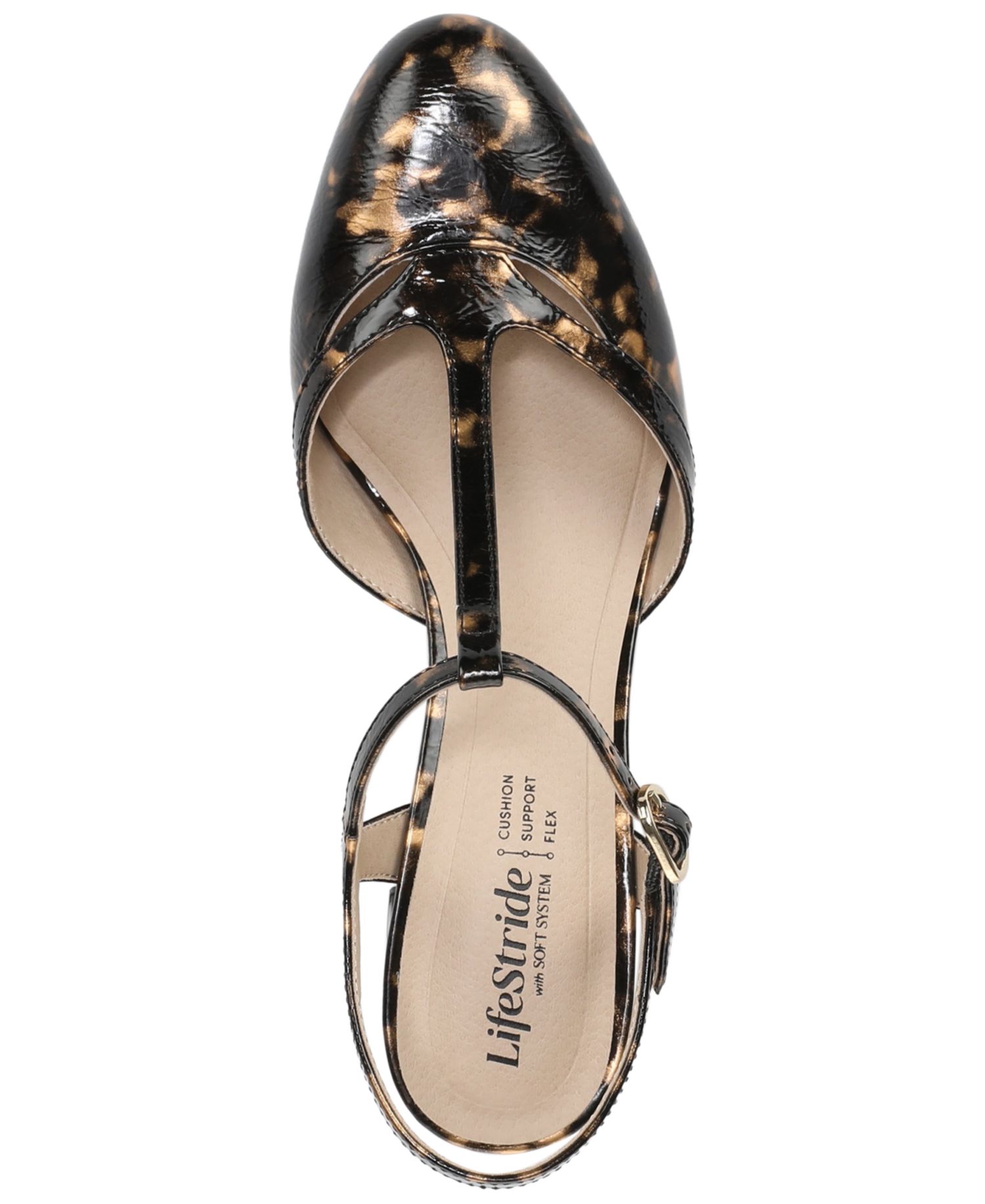 Women's Toni T-Strap Pointed Toe Pumps