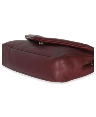 Deep Raspberry Smooth Lambskin Small Calypso Chain Bag