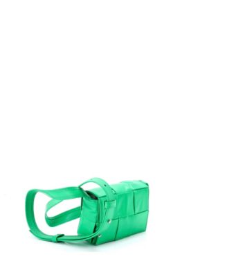 Candy Cassette Crossbody Bag Maxi Intrecciato Leather