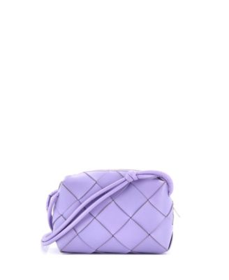 Small Cassette Camera Crossbody Bag Maxi Intrecciato Leather