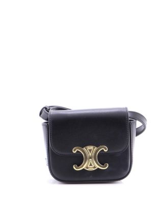 Mini Triomphe Shoulder Bag Smooth Calfskin