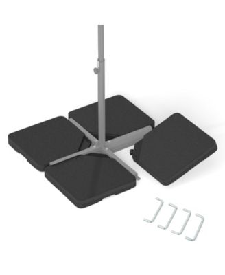 Patio Offset Umbrella Base with Easy-Fill Spouts