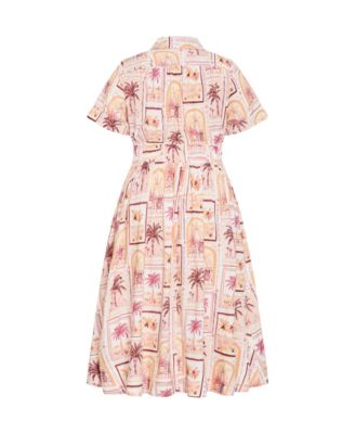 Women's Plus Size Lana Soiree Print Dress