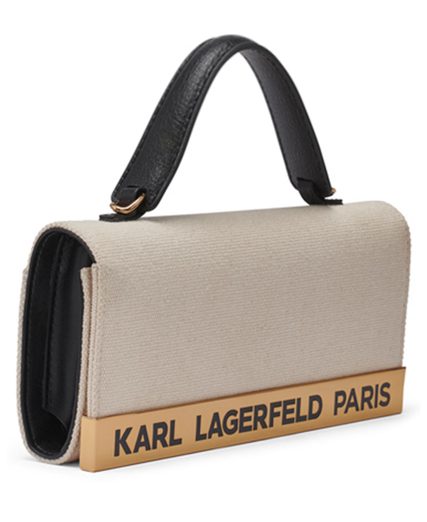 Женский кошелёк KARL LAGERFELD PARIS Jacqueline Small Wallet Crossbody Handbag, цвет: Холщовый — фото 3