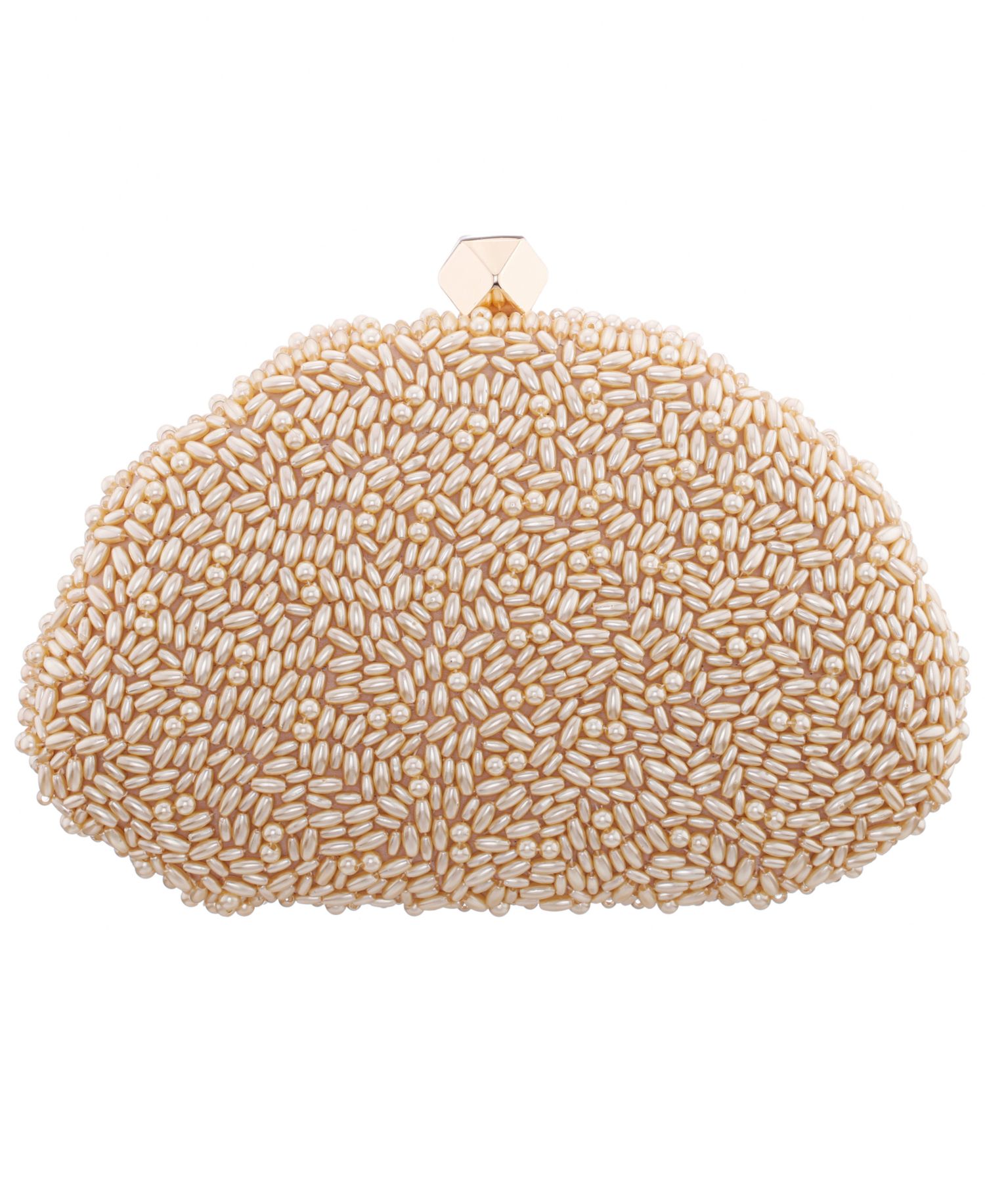 Hera Beaded Shell Shaped Small Clutch Handbag