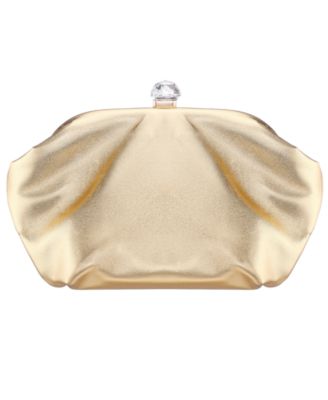Lyric Soft Metallic Small Clutch Handbag