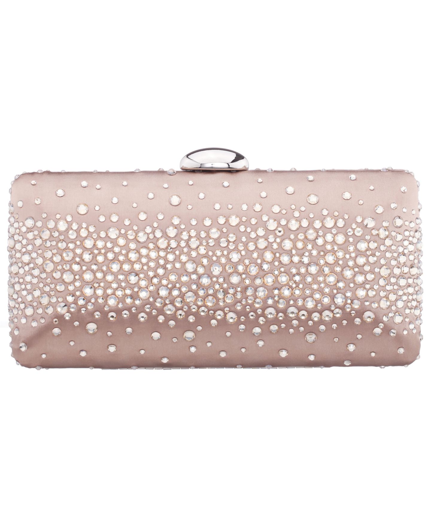 Женский клатч Nina Crystal Scatter Pattern Minaudiere Small Clutch Handbag, цвет: Медовый — фото 1