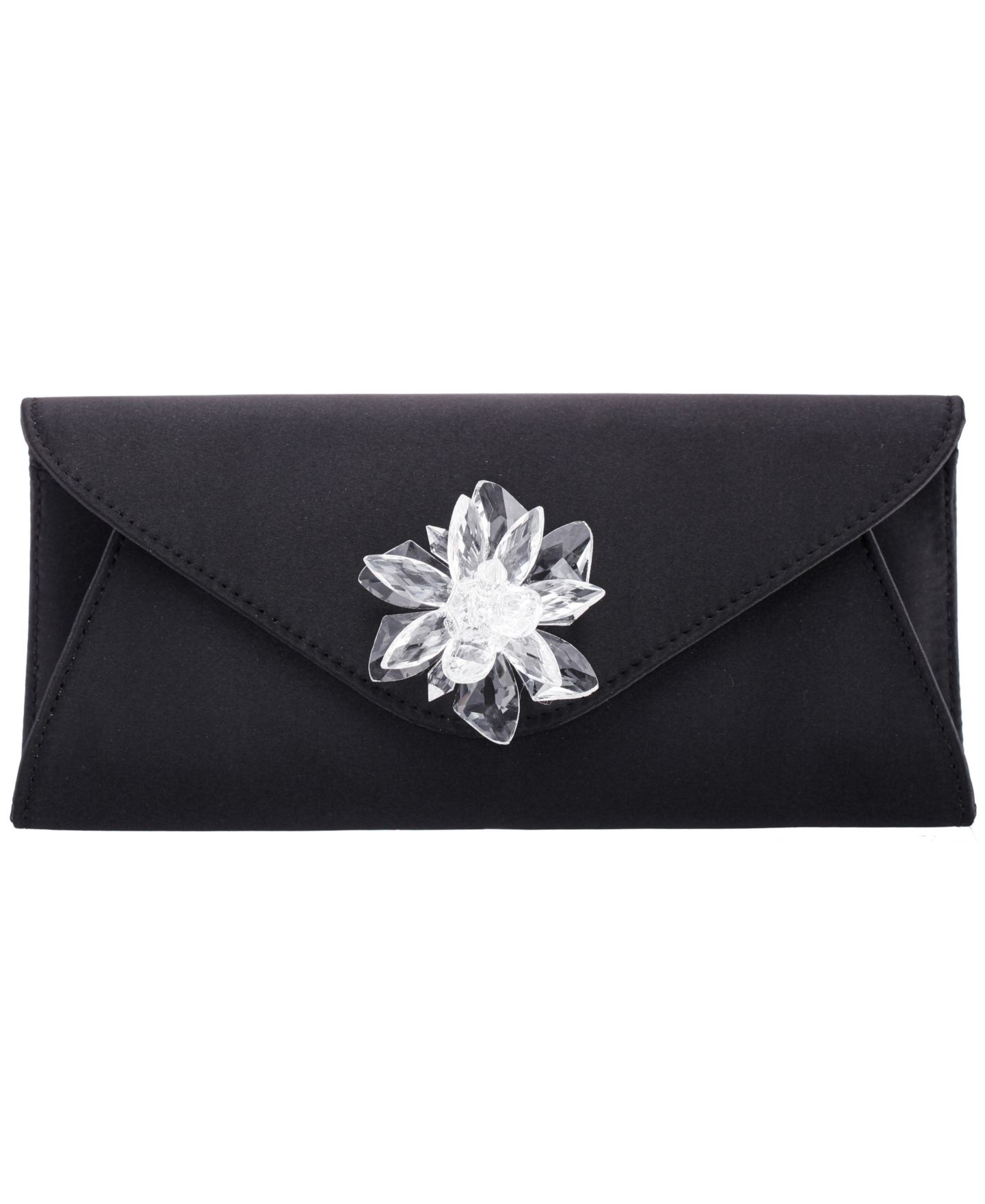 Женский клатч Nina Twila Crystal Cluster Small Clutch Handbag, цвет: Чёрный — фото 1
