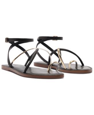 Women's Valeria Round Toe Flat Sandals