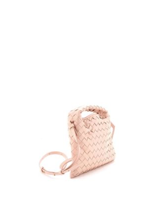 Mini Hop Top Handle Bag Intrecciato Nappa