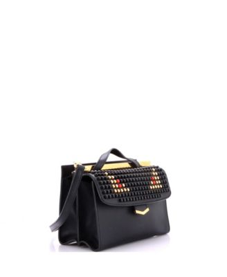 Demi Jour Monster Satchel Studded Leather