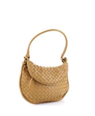 Medium Gemelli Shoulder Bag Intrecciato Leather