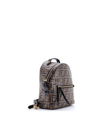 Mini By The Way Backpack Zucca Embossed Leather