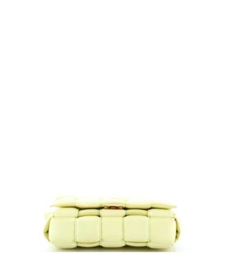 Cassette Crossbody Bag Padded Maxi Intrecciato Leather