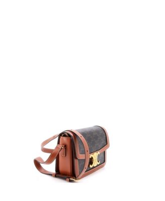 Teen Triomphe Shoulder Bag Triomphe Coated Canvas