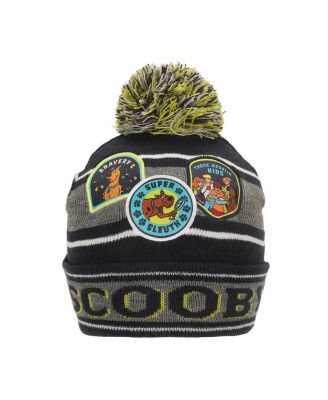 Boys Super Sleuth Badges Youth 2-Piece Knit Beanie and Gloves Set