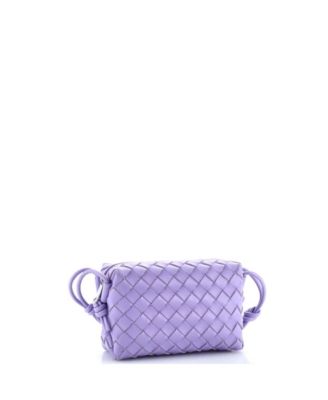 Mini Loop Crossbody Bag Intrecciato Nappa