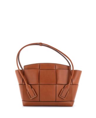 Medium Arco Bag Maxi Intrecciato Leather