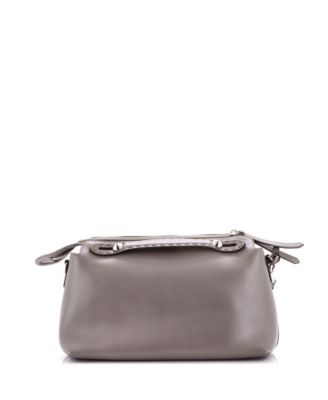 Medium Logo By The Way Satchel Embossed Leather