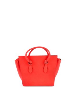 Mini Tie Knot Tote Smooth Leather