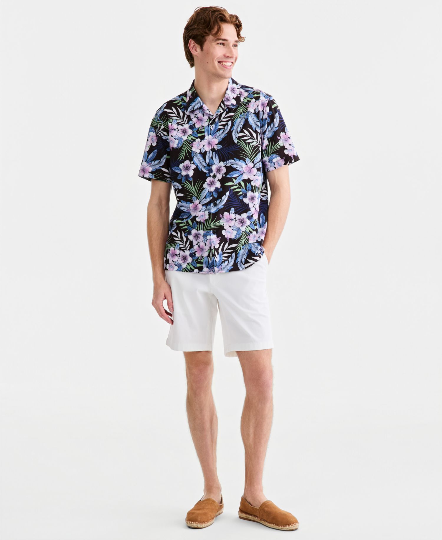 Men's Bahama Coast Midnight Blooms Shirt