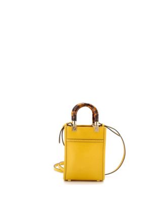 Mini Sunshine Shopper Tote Leather