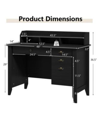 Computer Desk Writing Table Workstation for Home Office