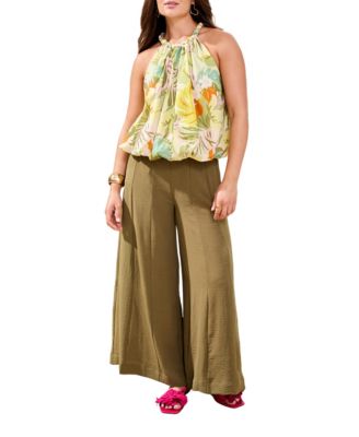 Women's Sleeveless Balloon Hem Top 