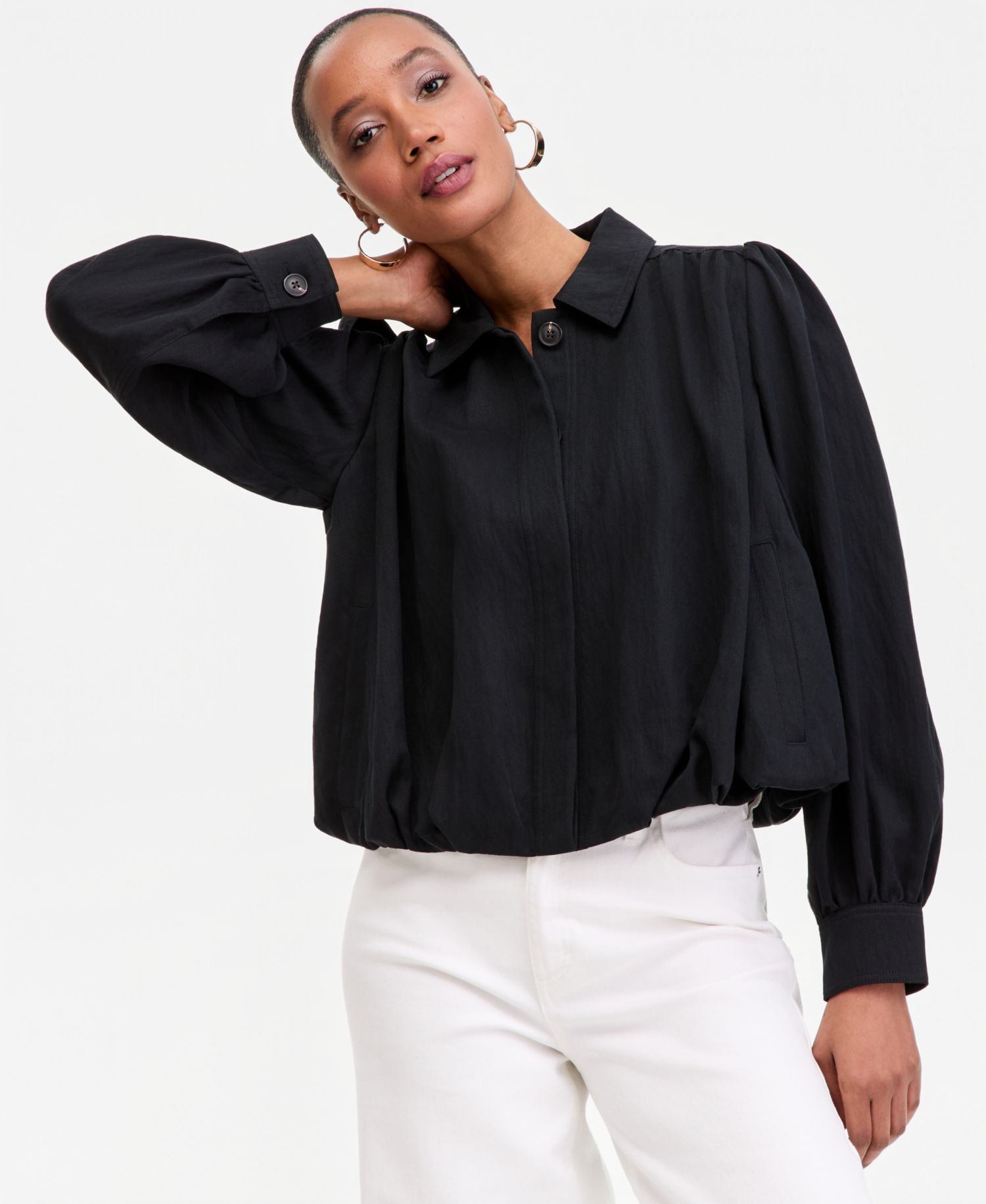 Women's Cropped Bubble Jacket