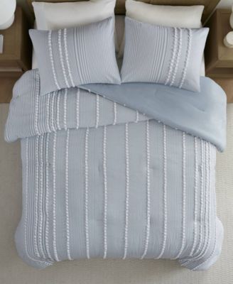 Anslee Stripe 3-Pc. Comforter Set, King