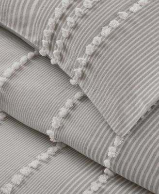 Anslee Stripe 3-Pc. Comforter Set, Full/Queen