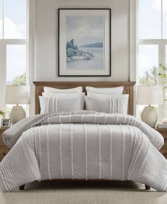 Anslee Stripe 3-Pc. Duvet Cover Set, King