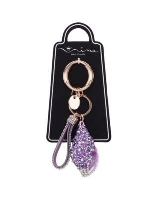 Crystal Cultivated Pearl Conch Shell Bag Charm