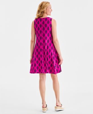Women's Purple Shift Vacation Dresses | Macy's