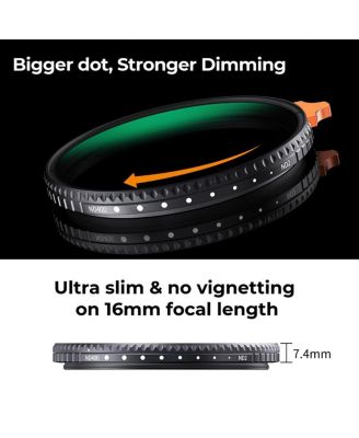82mm Nano-Xcel Series ND2-400 1-9 Stop Multi-Coated VND Filter