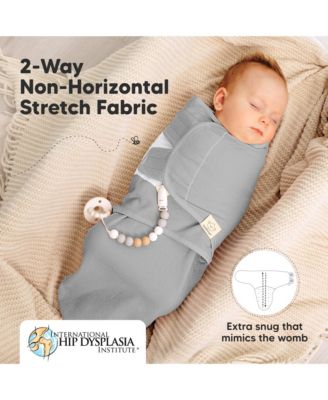 3pk Soothe Wren Swaddle Sleep Sacks, Organic Newborn Swaddles Wrap 0-3 Months, Soft Baby Wearable Blanket