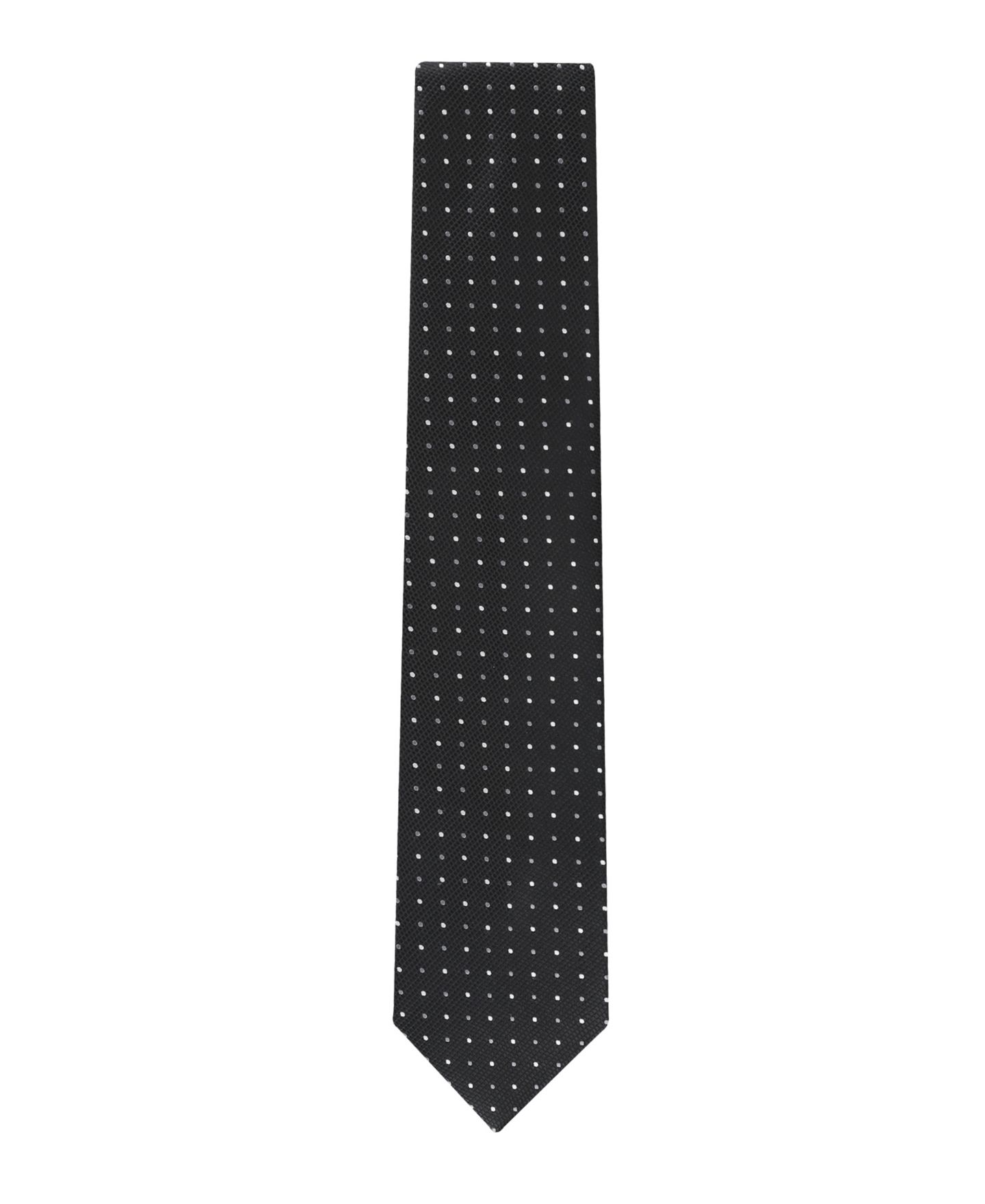 Мужской галстук Tommy Hilfiger Newport Dot Pattern Tie, цвет: Чёрный — фото 2