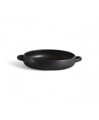 Stoneware Dinner Plate With Handles 7.9"