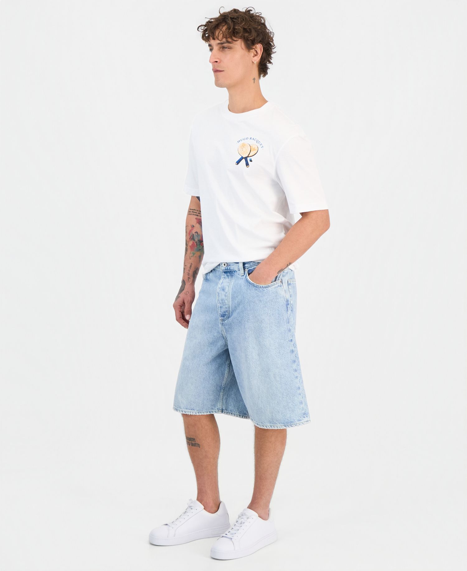Men's Mason Regular-Fit 10.6" Denim Shorts